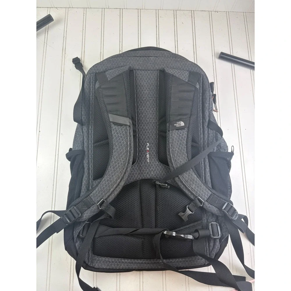 The North Face Recon Grey Laptop Luxe Backpack Unisex